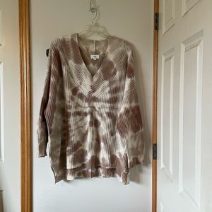 Aerie oversized tie dye sweater